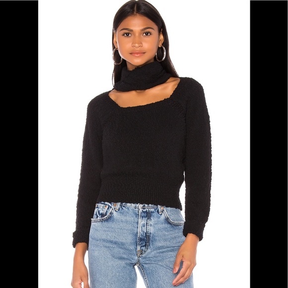 Like new choker sweater with square neck sz XS - Picture 2 of 5